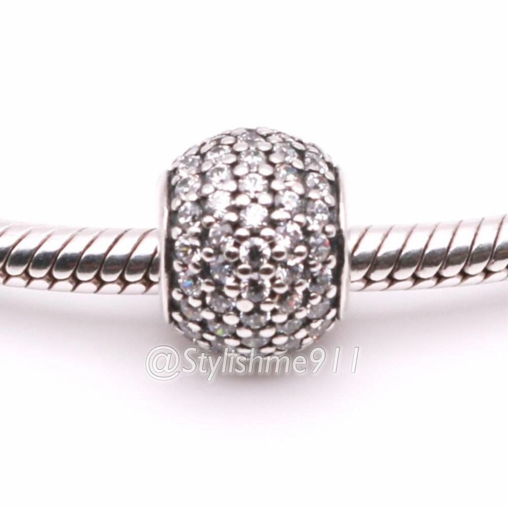 Authentic PANDORA Pave Lights with Clear CZ Charm